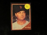 1962 Topps Baseball Cardnr Mint Condition