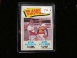 1977 Topps Baseball The Forsch Brothers