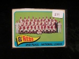 1965 Reds Team Card