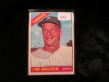 1966 Topps Baseball Ny Yankees Jim Bouton