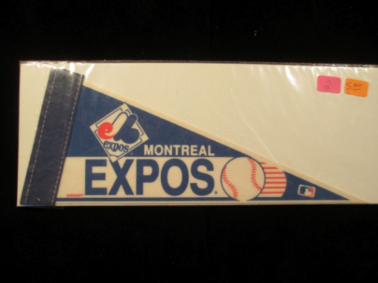 Miniture Montreal Expos Pennant