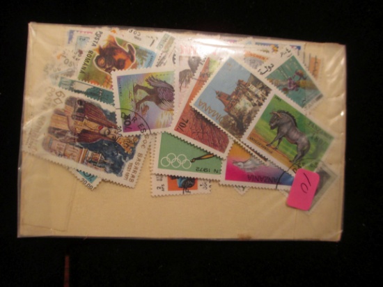 Bag Of Cccp Mint Stamps