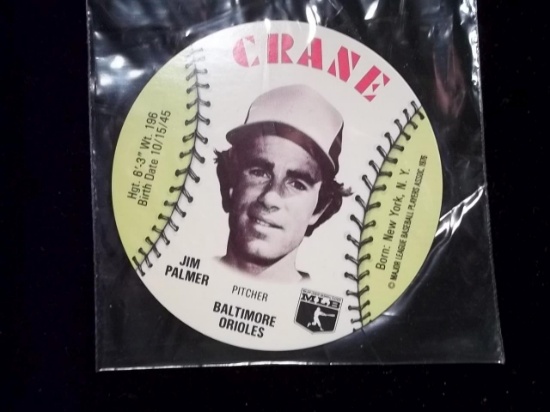 Jim Palmer Potatoe Chip Card