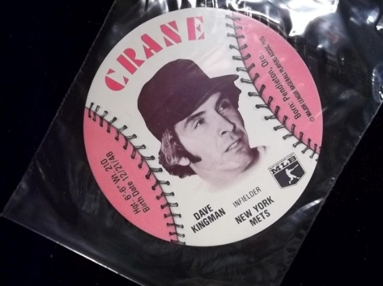 Dave Kingman Potatoe Chip Card