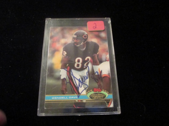 Wendell Davis Signiture Card