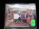 Michael Redd And Andrew Bogut Double Jersey Card