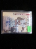 Dominique Brown Bowl Ticket Signiture Card And Numbered 73/99