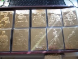22kt Gold Plated Sports Card