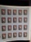 Mint Uncut 1973 Soviet Union Stamp Sheet
