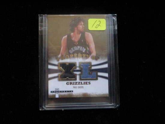 Pau Gasol Jersey Card And Numbered 118/149