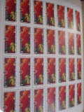 1985 Mint Uncut Cccp Stamp Sheet