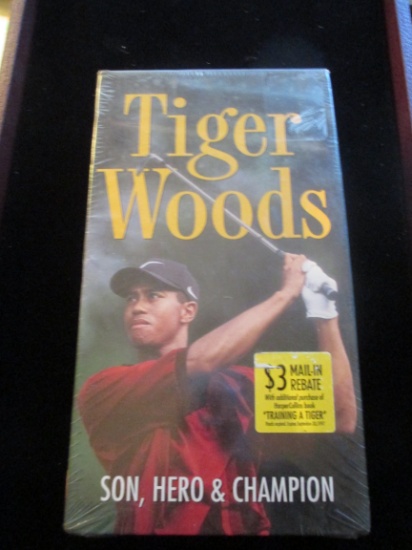 Tiger Wood Vhs Tape In Origninal Packege