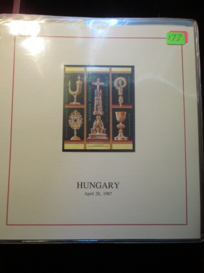 Hungary Stamps On Page