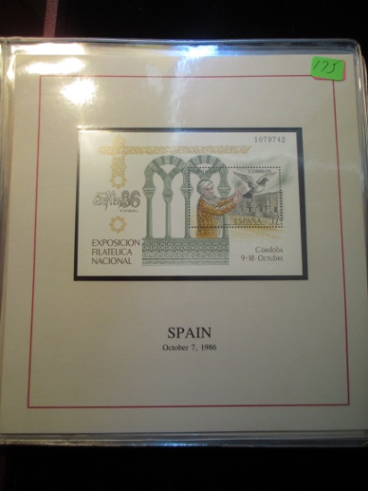 Spain Stamp On Page