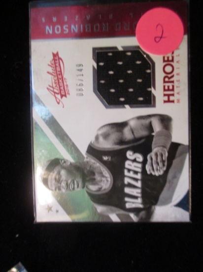 Clifford Robinson Jersey And Numbered Card 086/149