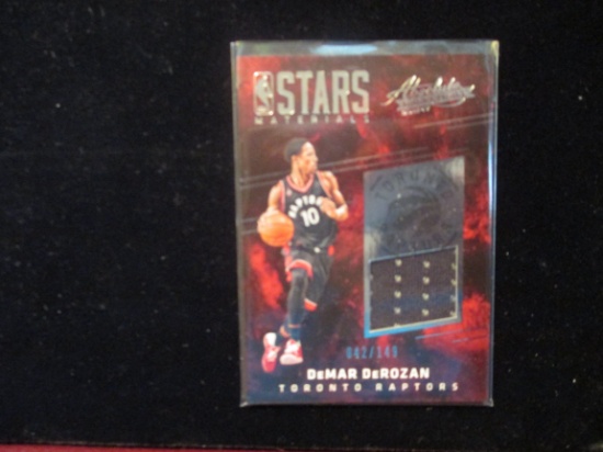 Demar Derozan Jersey Card And Numbered 042/149