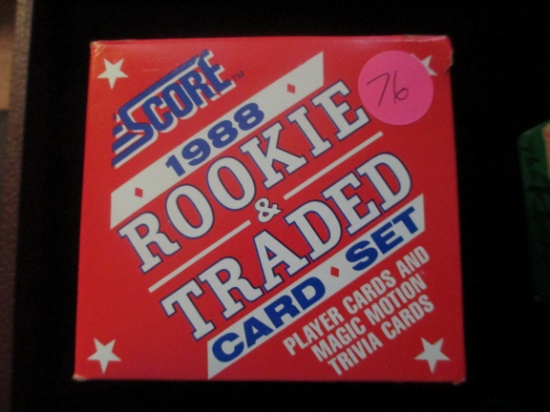Score 1988 Rookie And Traded Card Set New In Box