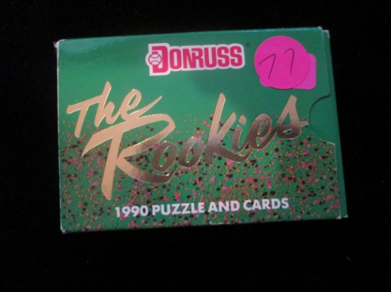 Donruss The Rookies 1990 Puzzle And Cards Box