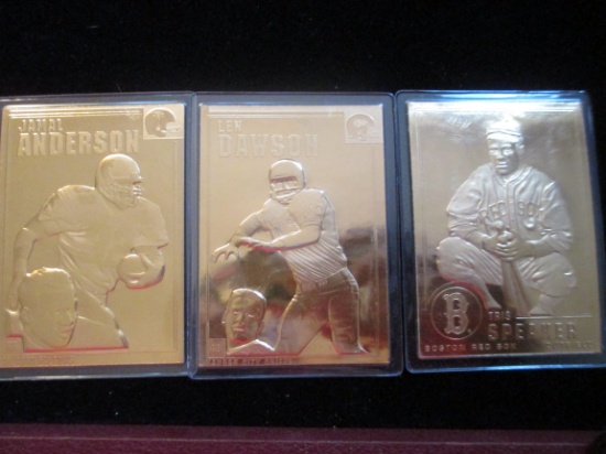 22kt Gold Sports Card