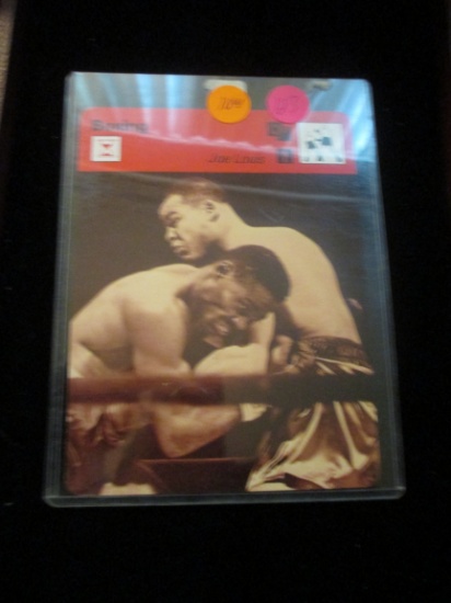 Joe Louis Large Boxing Card