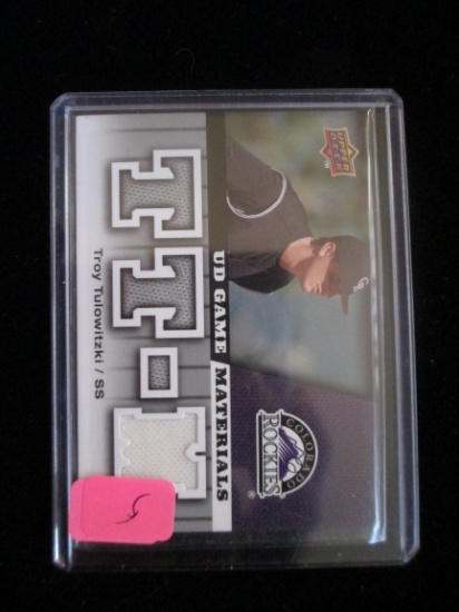 Tony Tulowitzki Jersey Card