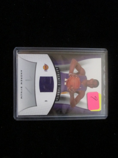 Andrew Bynum Jersey Card