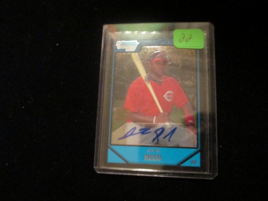 Justin Reed Signiture Card