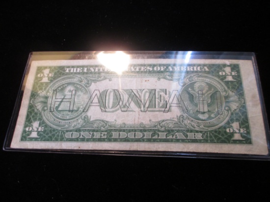 1935a One Dollar Hawaii Silver Certificate