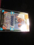 Jarvis Hayes Signiture And Jersey Card And Numbered 0374/1250 In Hard Topps Case