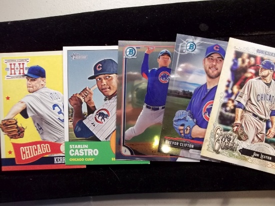 Chicago Cubs Baseball Card Lot