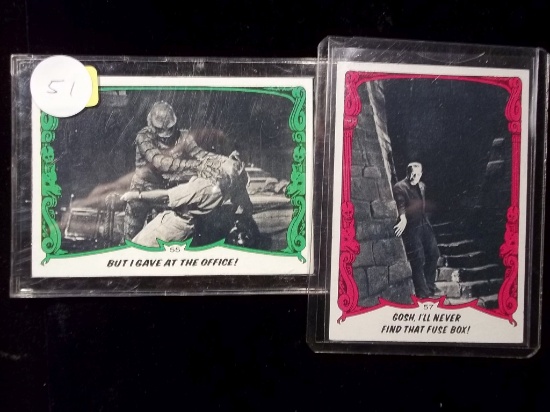 Creature Feature Trading Cards 1980 In Penny Sleeve And Top Loader