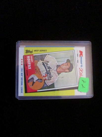 Kmart Card Sandy Koufax