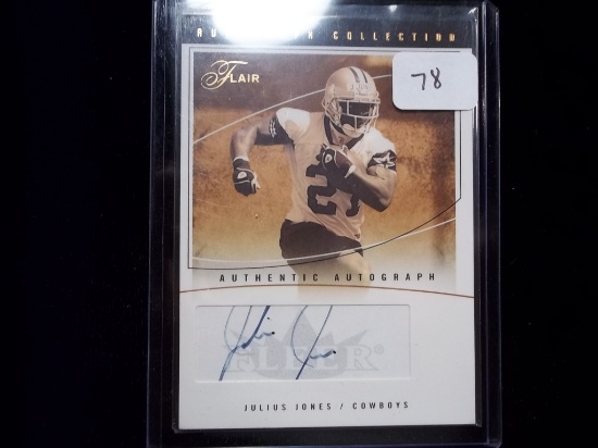 Julius Jones Dallas Cowboys Autographed Card 116/150