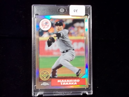 Masahiro Tanaka New York Yankees 30th Anniversary Of 1987 Topps Gold Parallel Insert