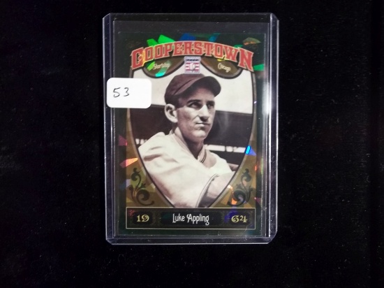 Luke Appling Chicago Cracked Ice Insert Card