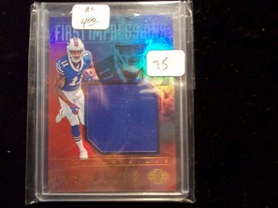 Zay Jones Buffalo Bills Rookie Patch Card