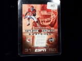 Priest Holmes Espn Game Used Jersey Card