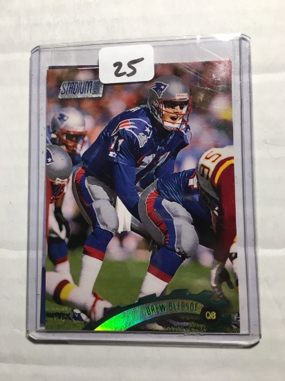 Drew Bledsoe New England Pats Plus Free Surprise Bonus Card