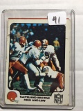 Vintage Cleveland Browns In Action Card Plus Bonus Mystery Card