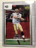 Drew Brees New Orleans Saints Card Plus Bonus Mystery Card