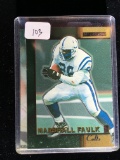 Marshall Faulk Colts Card Plus Bonus Mystery Card