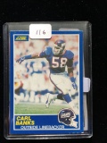 Carl Banks Ny Giant Football Card Plus Bonus Mystery Card