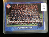 Chicago Bears Football Team Card Plus Bonus Mystery Card
