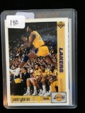 James Worthy Lakers Showtime Card Plus Bonus Mystery Card