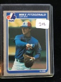 Mike Fitzgerald Expos Card Plus Bonus Mystery Card