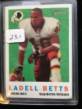 Ladell Betts Washington Redskins Topps Heritage Card Plus Bonus Mystery Card