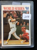 1990 World Series Highlight Card Jose Canseco Plus Free Mystery Card