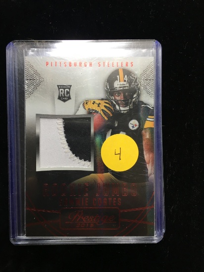 Sammie Coates Pittsburg Steelers Rookie Patch Football Jersey Card