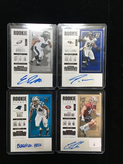 2017 Panini Contenders Rookie Ticket Autographed Rookie Card