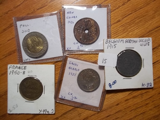 World Foreign Coin In Flip